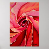 Abstract Rosebud Poster (Voorkant)