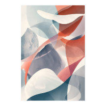 Abstract rotsgrijs en rood modern