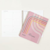 Abstract roze bedrijf planner (Display)