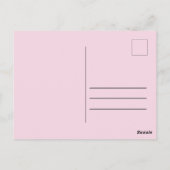 Abstract Roze Briefkaart (Achterkant)