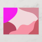 Abstract Roze Briefkaart (Voorkant)