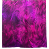 Abstract Roze en Paarse Ontwerp Douchegordijn (Voorkant)