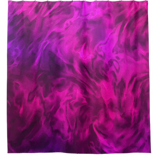 Abstract Roze en Paarse Ontwerp Douchegordijn (Voorkant)