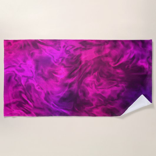 Abstract Roze en Paarse Ontwerp Strandlaken