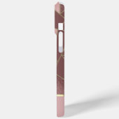 Abstract roze en Roos Gold Design Case-Mate iPhone Case (Achterkant / Links)