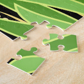 Abstract roze flamingo kunst legpuzzel (Zijkant)