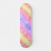 Abstract Roze Geel en Paars Persoonlijk Skateboard (Voorkant)