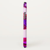 Abstract roze geodepatroon Case-Mate iPhone case (Achterkant / rechts)