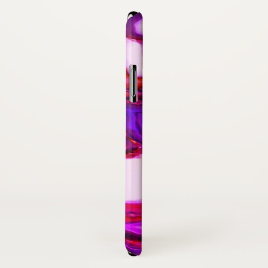 Abstract roze geodepatroon Case-Mate iPhone case (Achterkant / rechts)