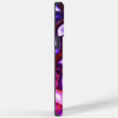 Abstract roze geodepatroon, roze agates Case-Mate iPhone case (Achterkant / Rechts)