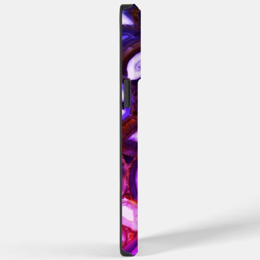 Abstract roze geodepatroon, roze agates Case-Mate iPhone case (Achterkant / Rechts)