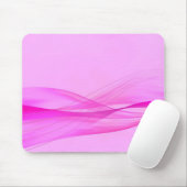 Abstract Roze Golven Muismat (Met muis)
