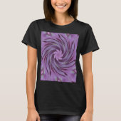 Abstract Roze Hydrangea Floral Patroon T-shirt (Voorkant)