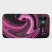 Abstract Roze iPhone 5 hoesje *Personalize* (Achterkant (horizontaal))