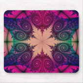 Abstract Roze Kaleidoscoop Fractal design Muismat (Voorkant)