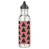 Abstract roze kerstboom waterfles waterfles (Links)