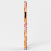 Abstract roze koraal rood oranje bloem kunstpatroo Case-Mate iPhone case (Achterkant/rechts)
