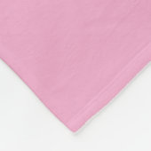 Abstract Roze Kunst Fleece Deken (Hoek)