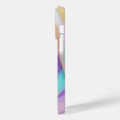 Abstract Roze Lila Turquoise Gold Case-Mate iPhone Case (Achterkant / Links)