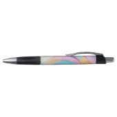 Abstract Roze Lila Turquoise Gold Pen (Bovenkant)