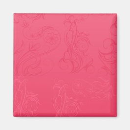 Abstract roze magneet