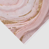 Abstract Roze Marmeren Patroon met Faux Glitter Tissuepapier (Detail)