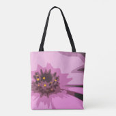 Abstract roze melkventilator Tote Bag (Achterkant)
