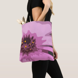  Abstract roze melkventilator Tote Bag