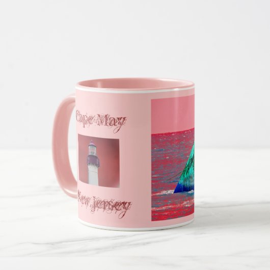 Abstract roze mok (Voorkant links)