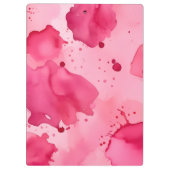 Abstract roze op roze  klembord (Achterkant)