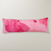 Abstract Roze op Roze Lichaamskussen (Achterkant)
