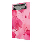 Abstract roze op roze mini klembord (Angled2)