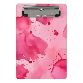 Abstract roze op roze mini klembord