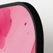Abstract roze op roze pickleball paddle (Links Detail)