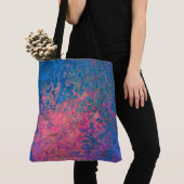Abstract, roze, Paars en blauw, alcoholinkt Tote Bag (Dichtbij)