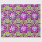 ABSTRACT ROZE PAARS FUCHSIA STER CADEAUPAPIER (Vlak)