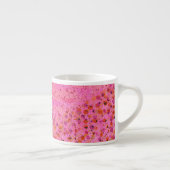 Abstract roze paars schilderij espresso kop (Rechts)