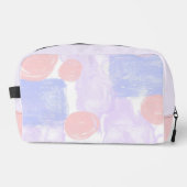 Abstract Roze, Paarse en Lavendel Toilettasje (Voorkant)