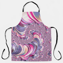 Abstract Roze Paarse Spiral Fractal Schort