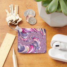 Abstract Roze Paarse Spiral Fractal