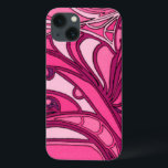 Abstract roze paneelschildering iPhone 13 hoesje<br><div class="desc">Een Daliesque druk,  dit abstracte roze schilderij van Tina Kafantaris kenmerkt verdraaide,  gesmolten lijnen die in drie panelen worden gesegmenteerd. Een levendige surrealistische gedrukte tekst die er geweldig uitziet op een aantal producten. Bestel vandaag nog!</div>