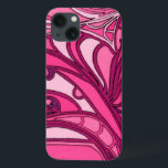 Abstract roze paneelschildering iPhone 13 hoesje<br><div class="desc">Een Daliesque druk,  dit abstracte roze schilderij van Tina Kafantaris kenmerkt verdraaide,  gesmolten lijnen die in drie panelen worden gesegmenteerd. Een levendige surrealistische gedrukte tekst die er geweldig uitziet op een aantal producten. Bestel vandaag nog!</div>