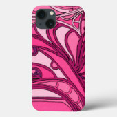 Abstract roze paneelschildering Case-Mate iPhone case (Achterkant)