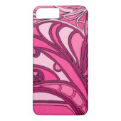 Abstract roze paneelschildering Case-Mate iPhone case (Achterkant)