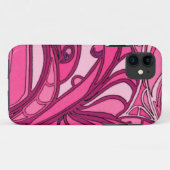 Abstract roze paneelschildering Case-Mate iPhone case (Achterkant (horizontaal))