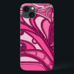 Abstract roze paneelschildering Case-Mate iPhone case<br><div class="desc">Een Daliesque druk,  dit abstracte roze schilderij van Tina Kafantaris kenmerkt verdraaide,  gesmolten lijnen die in drie panelen worden gesegmenteerd. Een levendige surrealistische gedrukte tekst die er geweldig uitziet op een aantal producten. Bestel vandaag nog!</div>