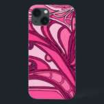 Abstract roze paneelschildering Case-Mate iPhone case<br><div class="desc">Een Daliesque druk,  dit abstracte roze schilderij van Tina Kafantaris kenmerkt verdraaide,  gesmolten lijnen die in drie panelen worden gesegmenteerd. Een levendige surrealistische gedrukte tekst die er geweldig uitziet op een aantal producten. Bestel vandaag nog!</div>