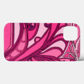 Abstract roze paneelschildering Case-Mate iPhone case (Achterkant (horizontaal))