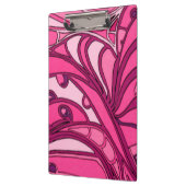 Abstract roze paneelschildering klembord (Links)