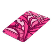 Abstract roze paneelschildering magneet (Linkerzijde)